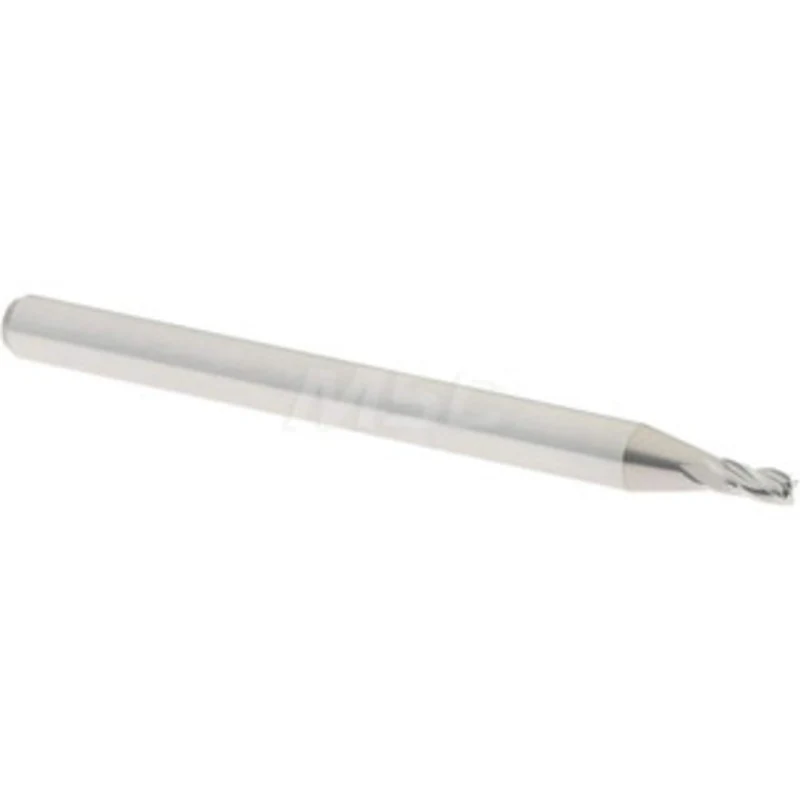 Accupro 1.5mm, 3mm LOC, 3mm Shank Diam, 38mm OAL, 4 Flute, Solid Carbide Square End Mill Single End, Uncoated, Spiral...